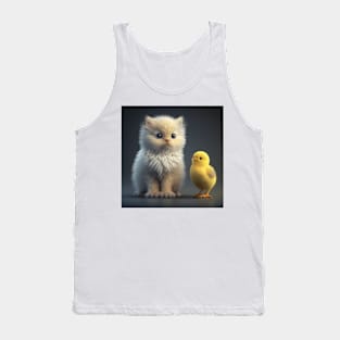 Cuteness Overload - Chick - Kitten Tank Top